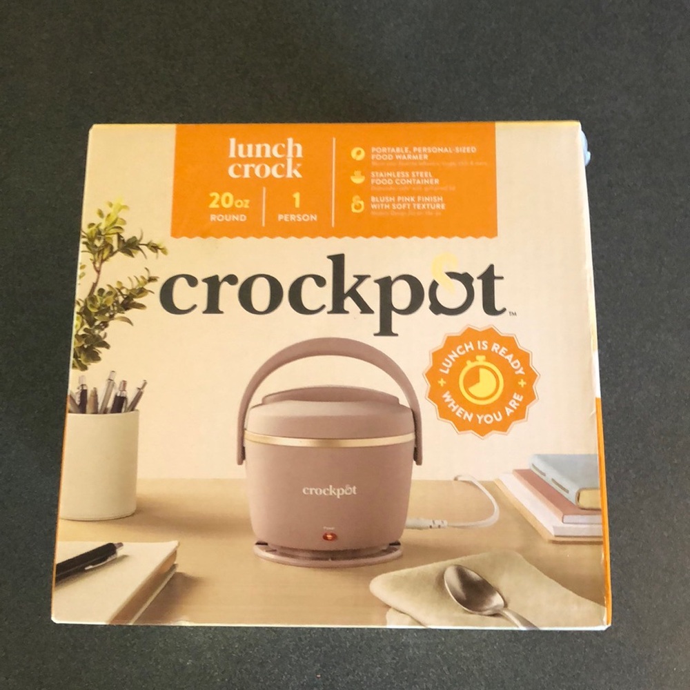 Crock Pot Lunch Crock Blush Pink - NIB
